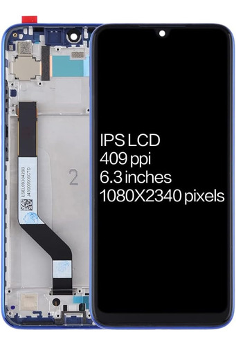 Tela De Toque Lcd Com Moldura Para Xiaomi Redmi Note 7/7 Pro