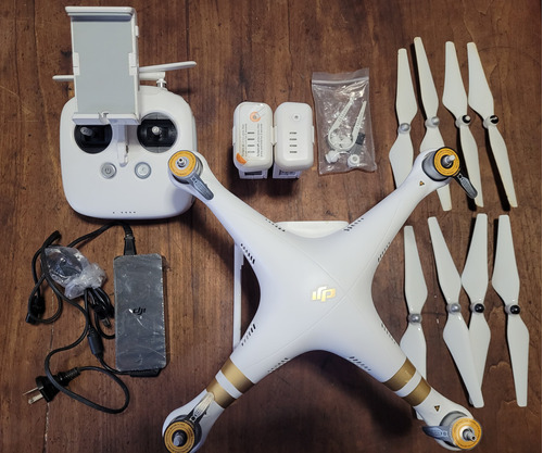Drone Dji Phantom 3 Professional Profesional Cámara 4k 2bate