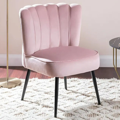 Sillón Ocasional Contemporáneo Coral Rosa 1 Pieza | MercadoLibre