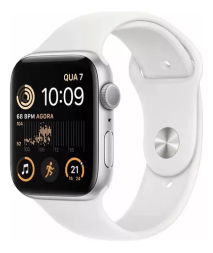 Apple Watch Se Gps 2 Estelar Prata Alumínio 40mm Execelente 