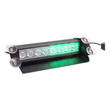 Baliza Parabrisa Led Estroboscópica Azul-verde Emergen. 12v