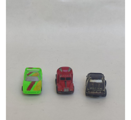 Lote 3 Mini Autos Escala Tipo Micro Machines 