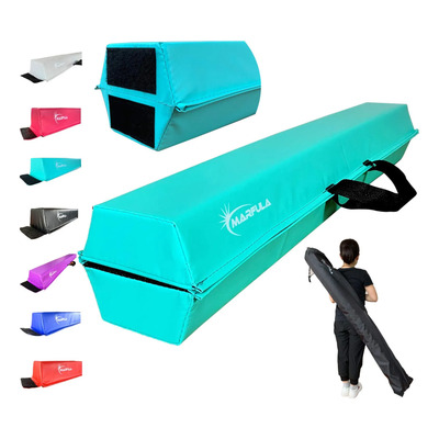 Viga De Equilibrio Plegable Para Niños Color Verde Azulado 2