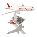 Avión A320 Avianca A Escala 1:400, 16cms De Largo, Metálico.