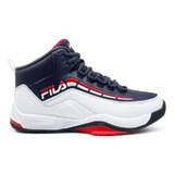 Tenis Fila Spitfire 3 Color Blanco/azul Marino - Adulto 8.5 Us