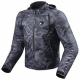 Campera Moto Revit Flare Cordura Urbana Negro Bamp Group