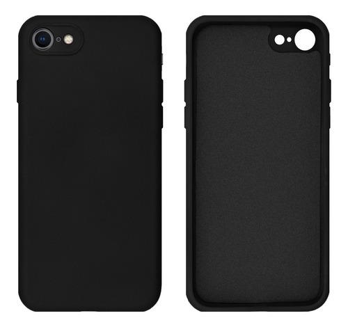 Case Compatível iPhone 7, 8, Se Proteção Da Câmera Silicone