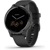 Reloj Inteligente Garmin Vivoactive 4s, Con Gps, Negro Total