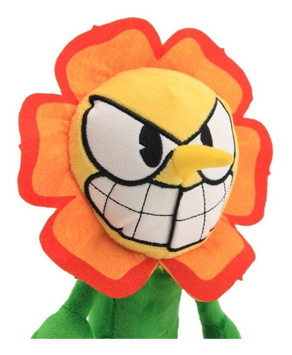 Peluche Cagney Carnation Cuphead 25cm  ¡¡envío Inmediato !!