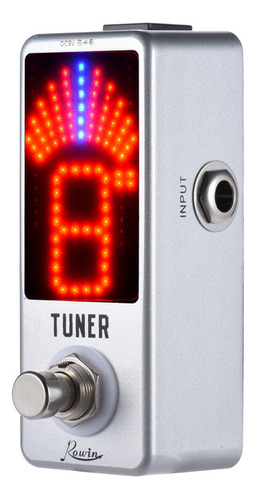 Tuner Cromatic Mini Pedal De Bajo Para Guitarra True Para Af