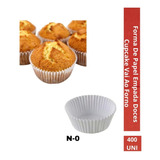 Forma De Papel Empada Doces Cupcake Vai Ao Forno C/400 Unid