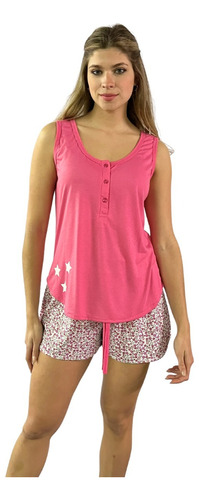 Pijama De Verano De Mujer. 2 Piezas 9503