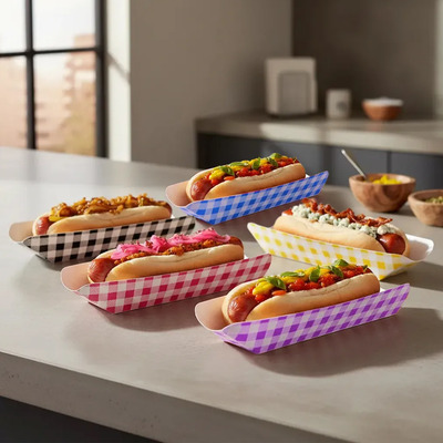 1000 Charola, Hot Dog, Banderilla Sulfatada Gruesa Combinada | Envío gratis