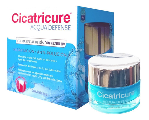 Cicatricure Acqua Defense Crema Facial De Día Con Filtro Uv