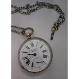 Reloj De Bolsillo Plata M Gugenheim Bienne Funciona Año 1900