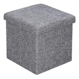 Puff Silla Cubo Organizador Plegable Banqueta 30x30cm