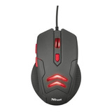 Mouse Gamer De Juego Trust  Ziva Negro