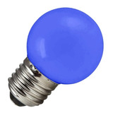 Foco Led Guirnalda Lampara 1w Gota Azul E27 Rosca Común 