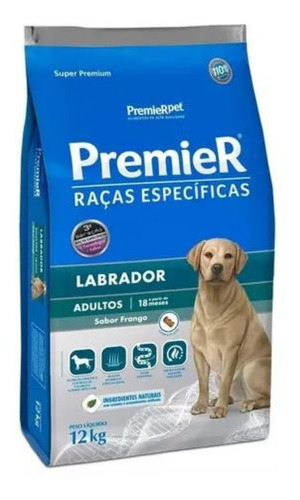 Ração Premier Labrador Cães Adulto 12kg