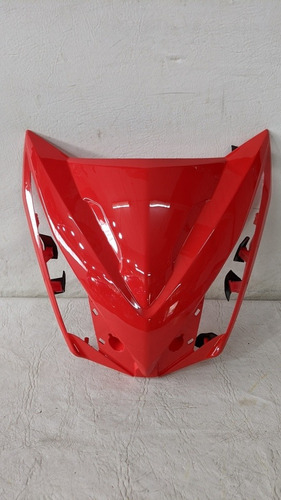 Plastico De Frente Pechera Honda New Wave 110s Color Rojo