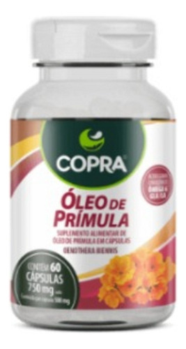 Copra Óleo De Prímula 60 Capsulas 500mg