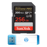 Tarjeta Memoria Sd Sandisk Extreme Pro 256 Gb Funciona Con Y
