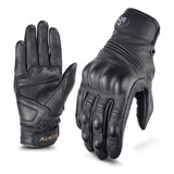 Guantes De Moto 100% Piel De Cabra Moto Hombre