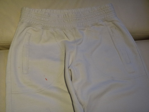 Pantalon De Jogging Mujer Blanco Usado (quilmes)
