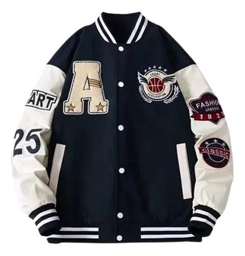 Chaqueta De Béisbol Street Hip Hop Versátil Para Hombre