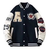 Chaqueta De Béisbol Street Hip Hop Versátil Para Hombre