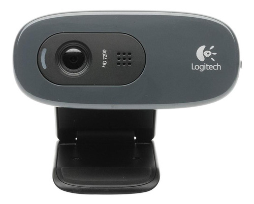 Web Cam Usb Hd 720p C270 Com Microfone Preto Logitech