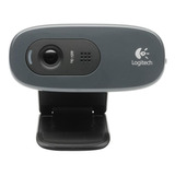 Web Cam Usb Hd 720p C270 Com Microfone Preto Logitech