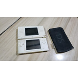 Nintendo Ds Lite Branco Funcionando. Sem Carregador E Tela Meio Mole.