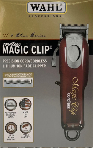 Corta Pelo Wahl Professional 5 Star Magic Clip Made In Usa