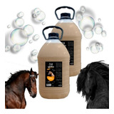 Shampoo Cavalo 5l Equinos Potros E Semelhantes Kit 2unid