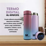 Termo Digital Inteligente De Acero Inoxidable 500ml Hermétic