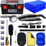 Kit De Herramientas De Limpieza Para Autos Con Accesorios