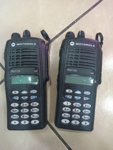 Radios Motorola Pro7150 Vhf Con Carcasa Nueva Solo 2 Piezas 