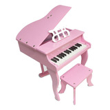 Piano De Cauda Turbo Infantil 30 Teclas - Rosa