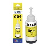 Botella Epson Ecotank T664 Amarillo Serie L 70ml T664420 /v