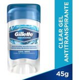 Gillette Desodorante Gel Cool Wave Antitranspirante 45 G