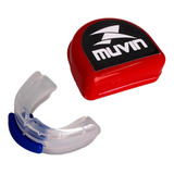 Muvin Protetor Bucal Profissional  Moldável  Com Estojo  Proteção - Lutas  Esportes De Contato - Artes Marciais  Boxe  Muay Thai  Jiu Jitsu  Judô  Karate  Taekwondo  Kung Fu - Cor Neutro