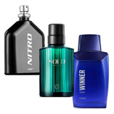 Perfumes Nitro + Solo + Winner Sport - mL a $627