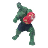 Hulk Con Guante De Thanos Juguete Figura 34cm.