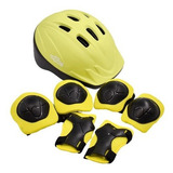 Set Proteccion Niños Casco Regulable Codera Y Muñequera +3a