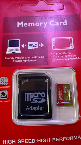 Tarjeta De Memoria Micro Sd Sandisk Extreme 2tb