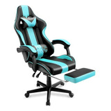 Silla Gaming Ergonómica Con Soporte Lumbar Y Reclinable.