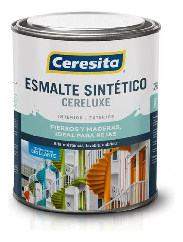 Esmalte Sintetico Ceresita 1/4 Galon