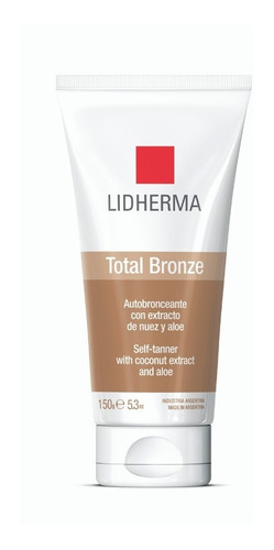 Lidherma Total Bronze Autobronceante Bronceado Natural 