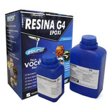 Resina G4 Rigida C/ Endurecedor Polipox 1.45 Kg Incolor